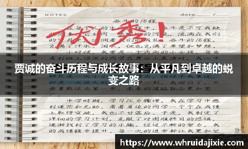 贾诚的奋斗历程与成长故事：从平凡到卓越的蜕变之路