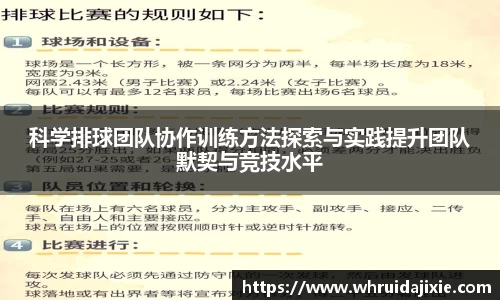 科学排球团队协作训练方法探索与实践提升团队默契与竞技水平